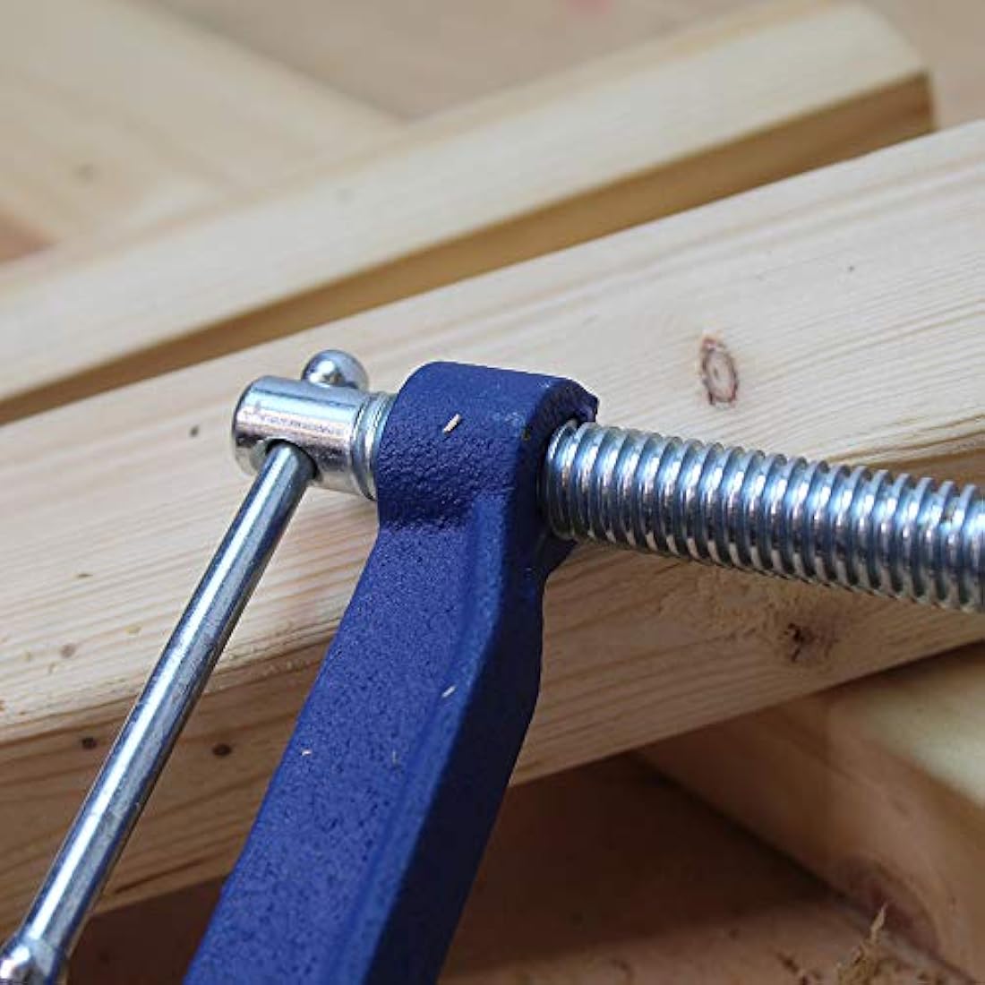 Faithfull Deep Throat G Clamp – 200mm (8in) Heavy-Duty Metal Tool