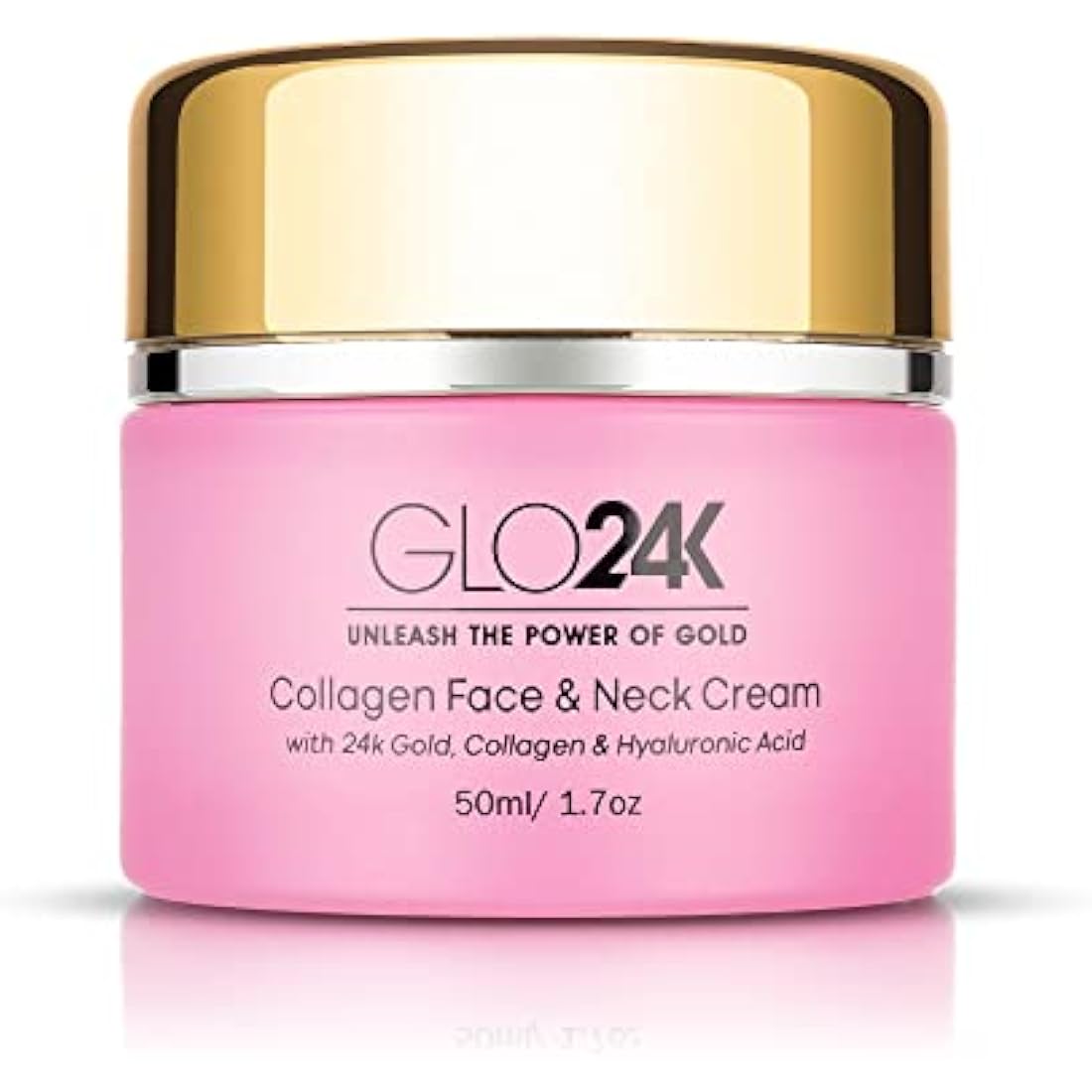 GLO24K Collagen Face & Neck Cream with 24k Gold & Hyaluronic Acid