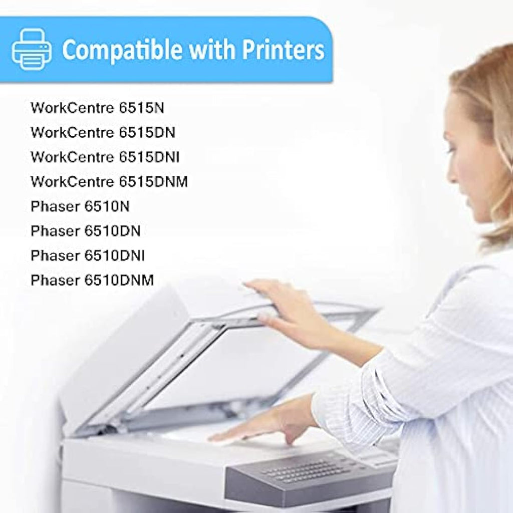 LAIPENG Compatible Toner for Xerox Phaser 6510 WorkCentre 6515 | 5-Pack