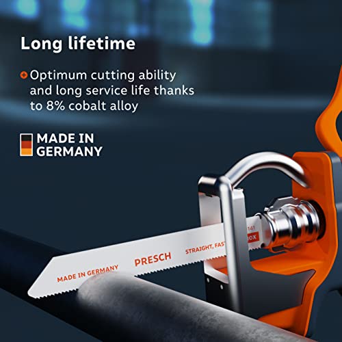 Presch Reciprocating Saw Blades for Metal & Stainless Steel | 10-Piece Set