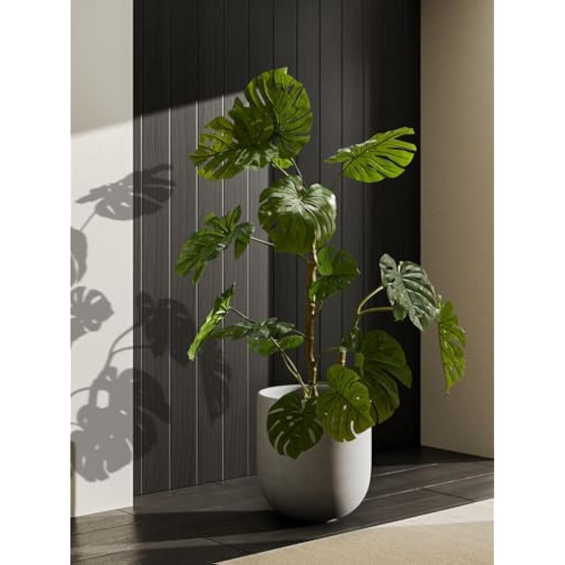 LE TAUCI 30cm Large Ceramic Planter | Indoor Outdoor Pot with Drainage