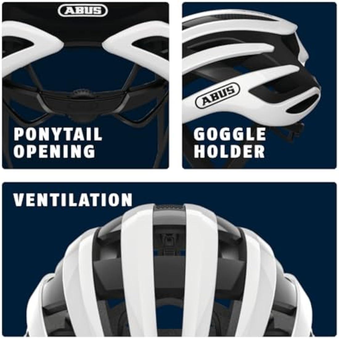 ABUS AirBreaker Road Bike Helmet – Lightweight Aerodynamic Cycling Helmet