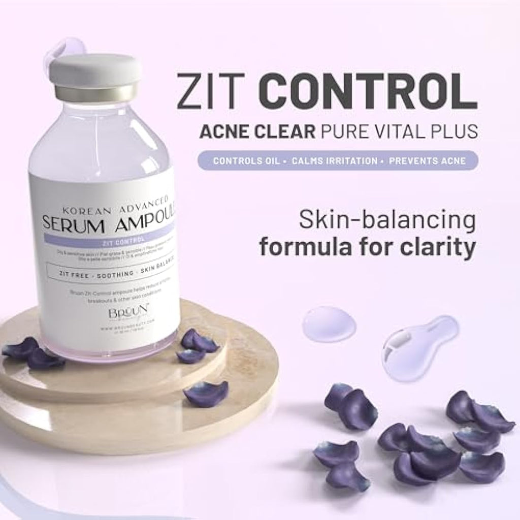 BRÜUN AC Control Clear & Pure Vita Plus Ampoule - K-Beauty Serum 1.18oz