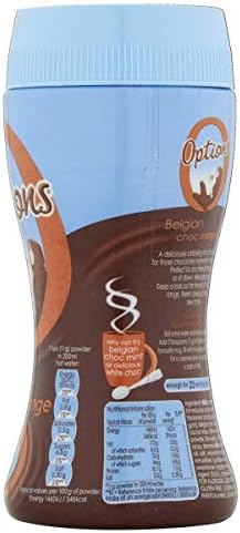 Options Orange Hot Chocolate Drink – Low Calorie Instant Cocoa (6 x 220g)