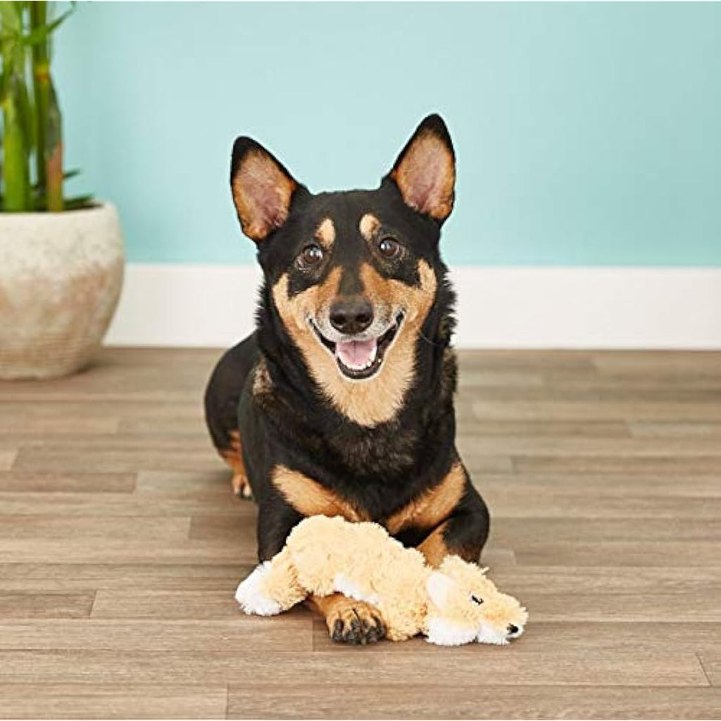 KONG Scrunch Knots Fox Dog Toy – Internal Knotted Rope & Stuffing-Free