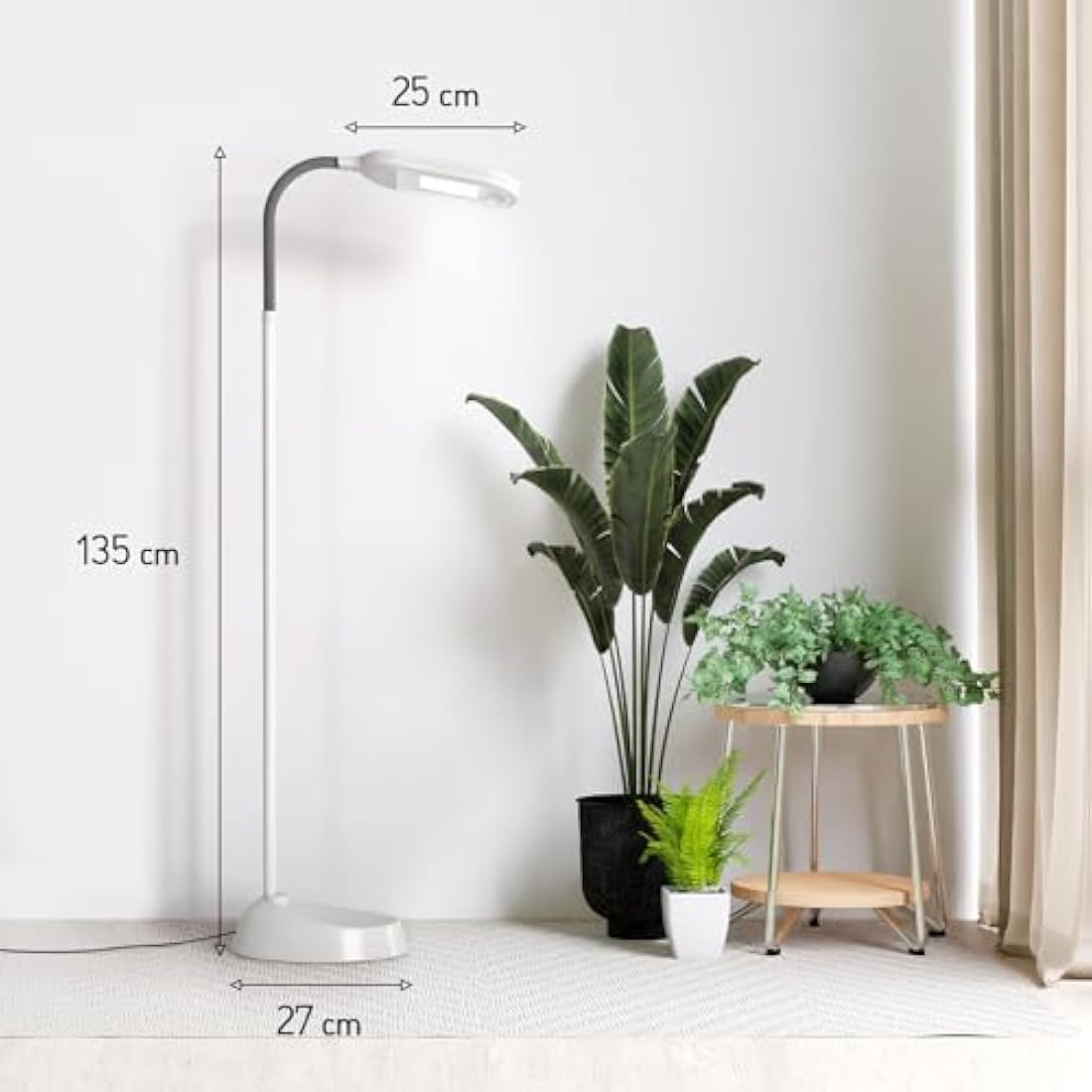 Kenley Daylight Floor Lamp – 6400K Natural Reading Light for Crafts