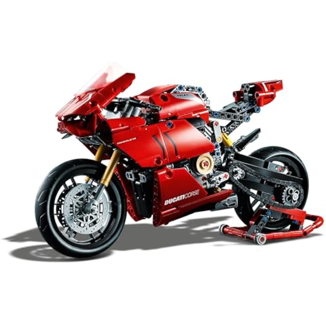 LEGO Technic Ducati Panigale V4 R Motorcycle Model Building Kit