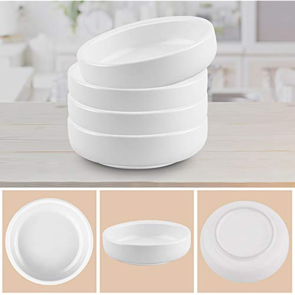 Cyimi 3.5" Ceramic Dipping Sauce Bowls | Small Porcelain Side Dishes, Set of 4