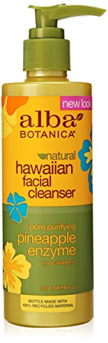 Alba Botanica Pineapple Enzyme Face Cleanser - Natural Skincare, 8 oz