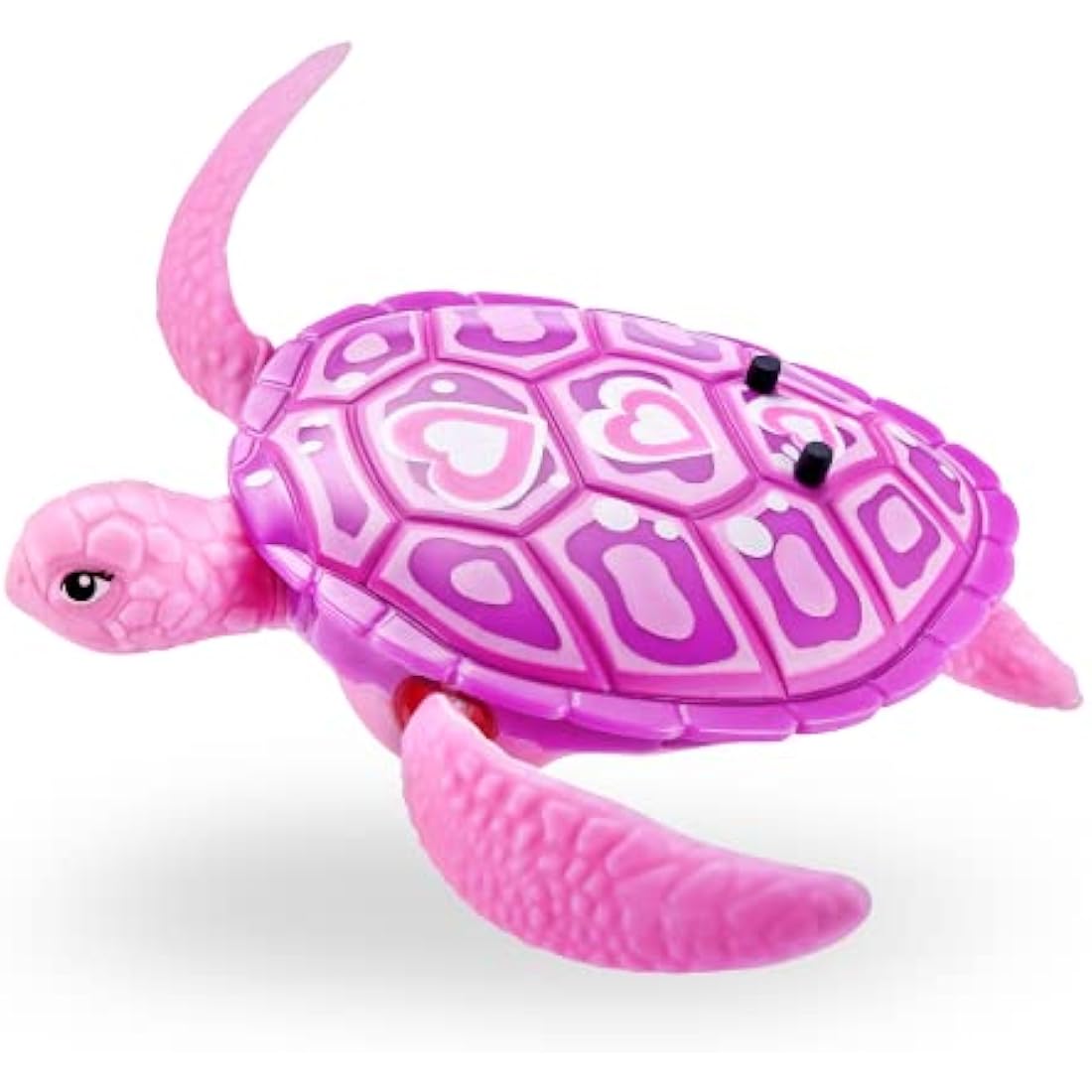 ZURU Robo Alive Robotic Swimming Turtle Bath Toy - 2 Pack, Orange & Blue