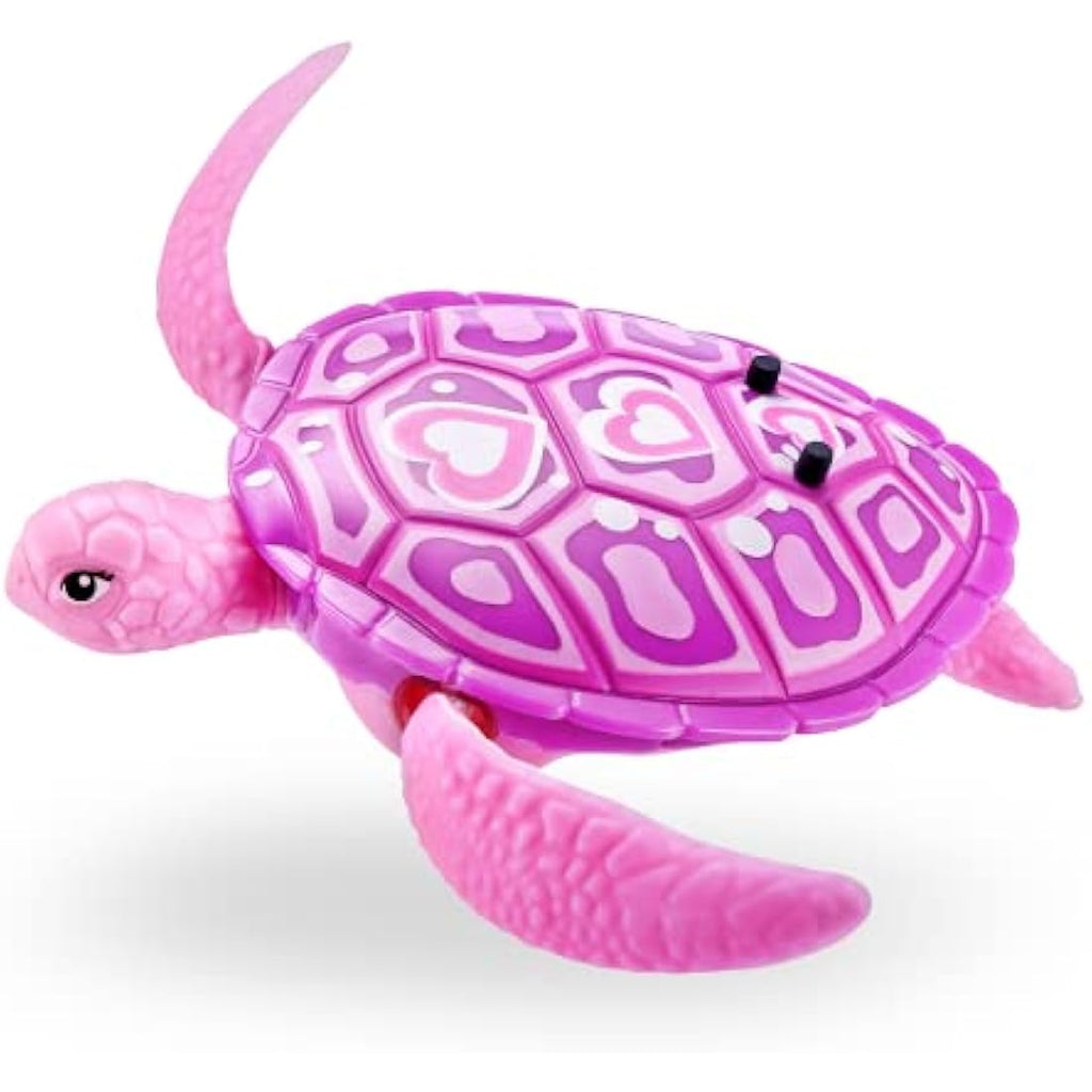 ZURU Robo Alive Robotic Swimming Turtle Bath Toy - 2 Pack, Green & Pink