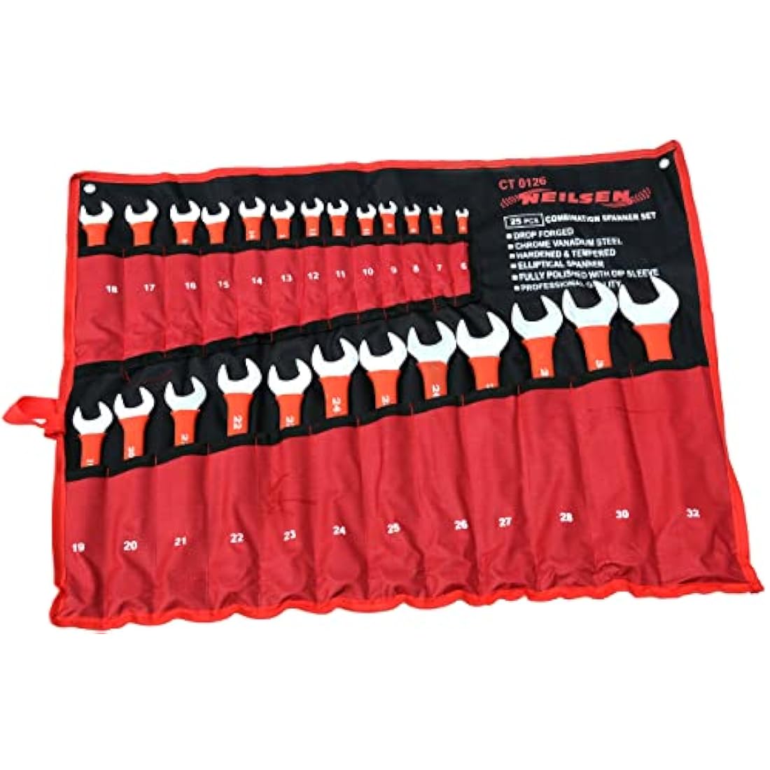 Neilsen CT0126 25-Piece Combination Spanner Set | 6-32mm Hand Tools
