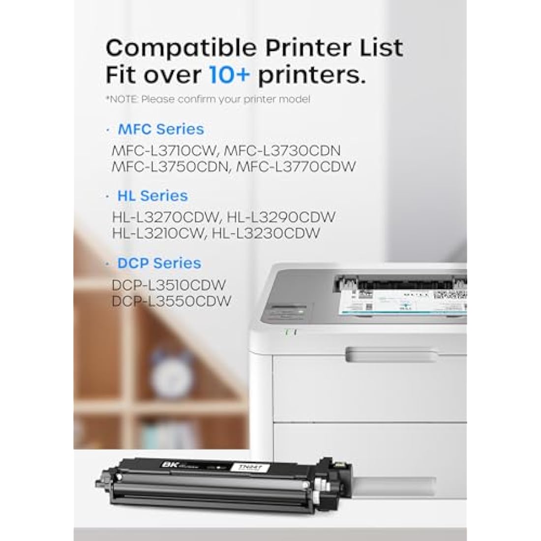Timink TN247 TN-243 Compatible Toner Cartridges for Brother - 5-Pack CMYK