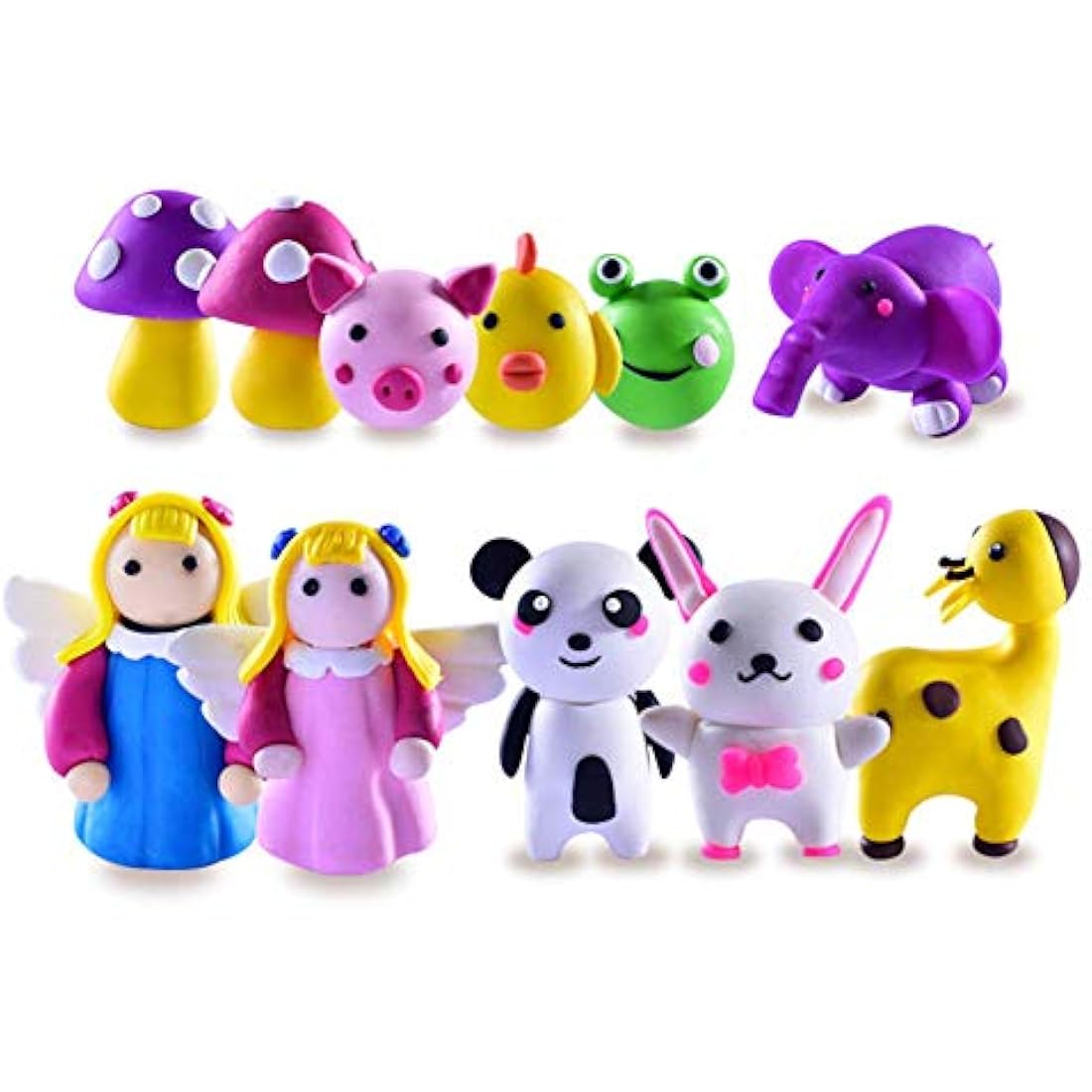 SUNNOW Polymer Clay Set – 46 Colors Modelling Kit for Kids DIY Crafts