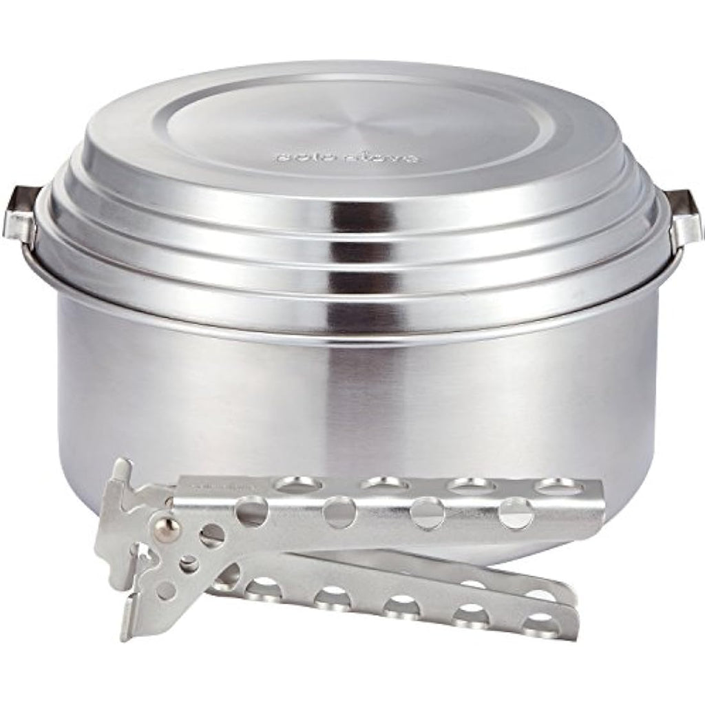 Solo Stove 3-Piece Stainless Steel Backpacking Pot Set with Sack