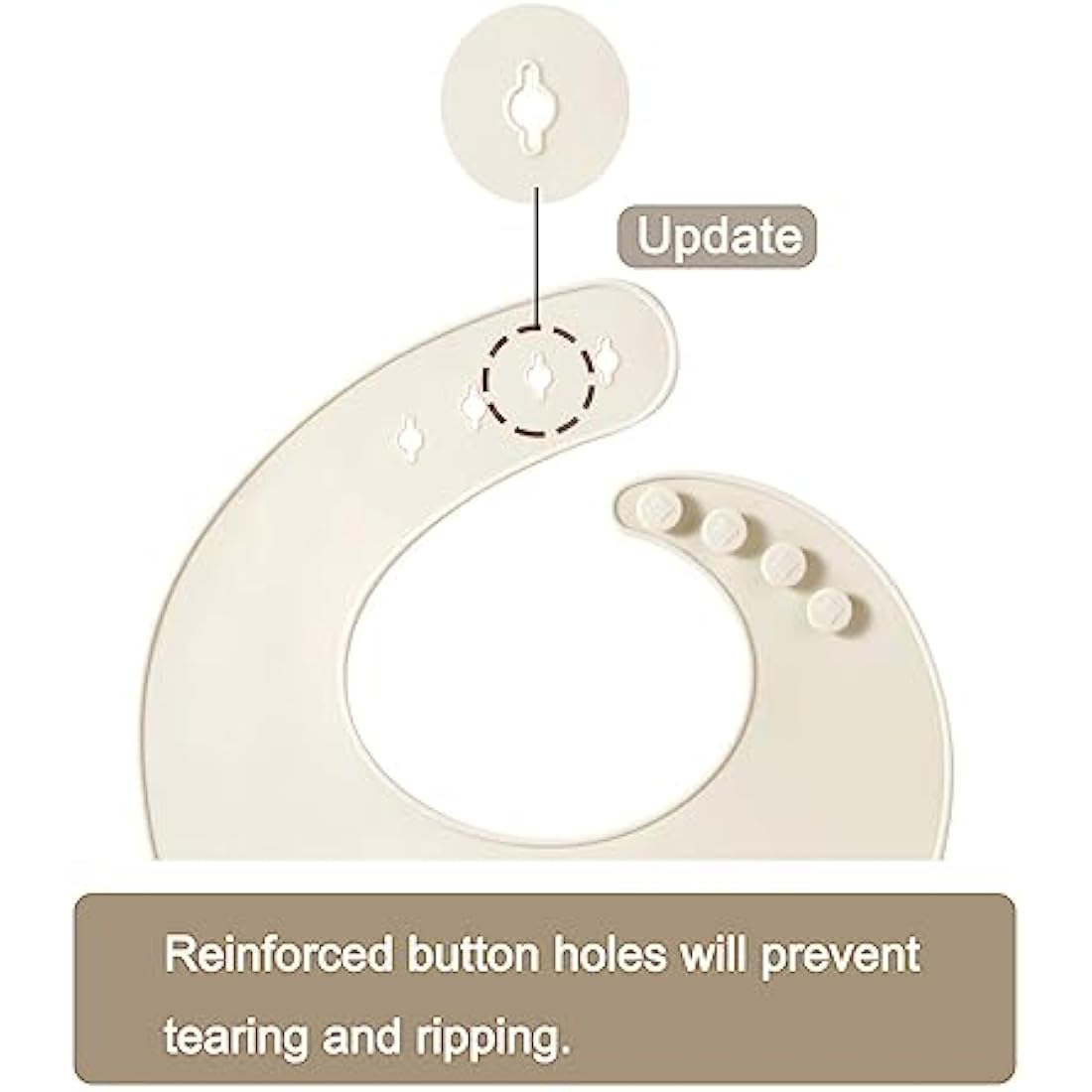 PandaEar Silicone Baby Bibs – 3 Pack Waterproof Feeding Bibs with Pocket