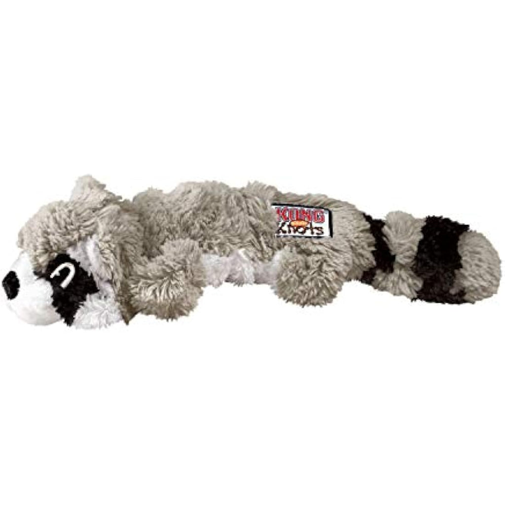 KONG Scrunch Knots Raccoon Dog Toy – Stuffing-Free Knotted Rope
