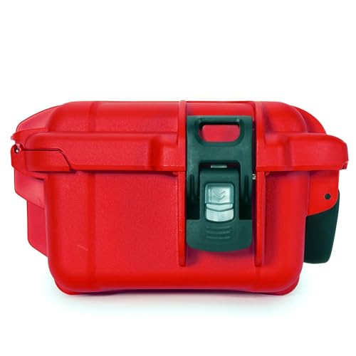 NANUK 905 Waterproof First Aid Case – Impact Resistant Hard Shell - Red