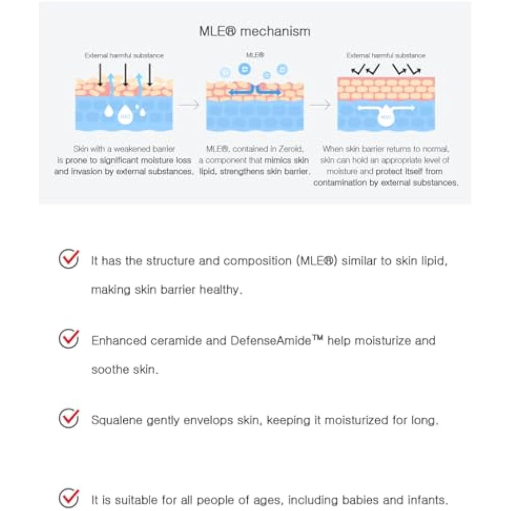 ZEROID Intensive Cream | Korean Skin Barrier Care for Severe Dry Skin
