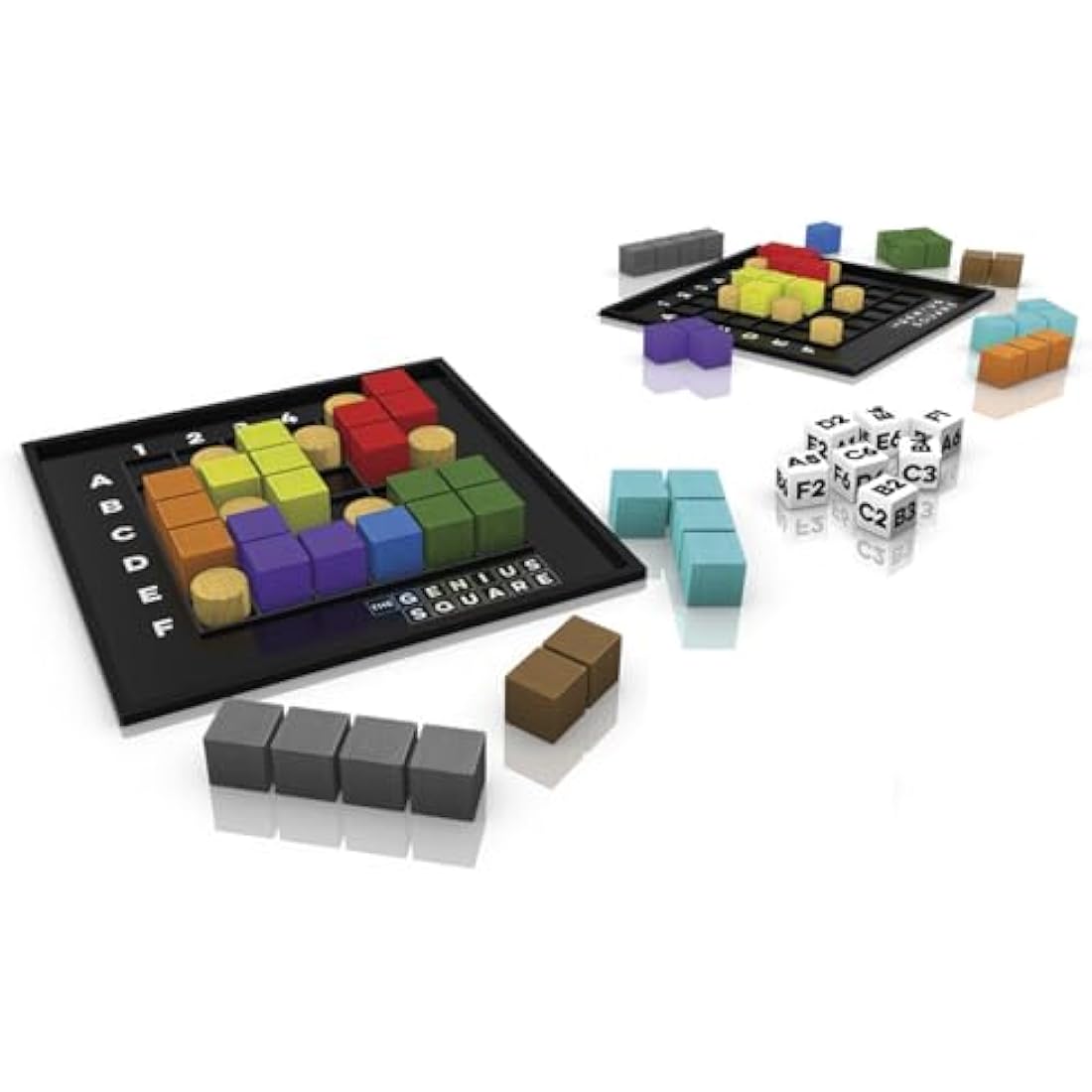 The Genius Square Logic Puzzle Game – STEM Educational Board Game