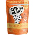 Meowing Heads Paw Lickin' Chicken Grain-Free Wet Cat Food (10 x 100g)