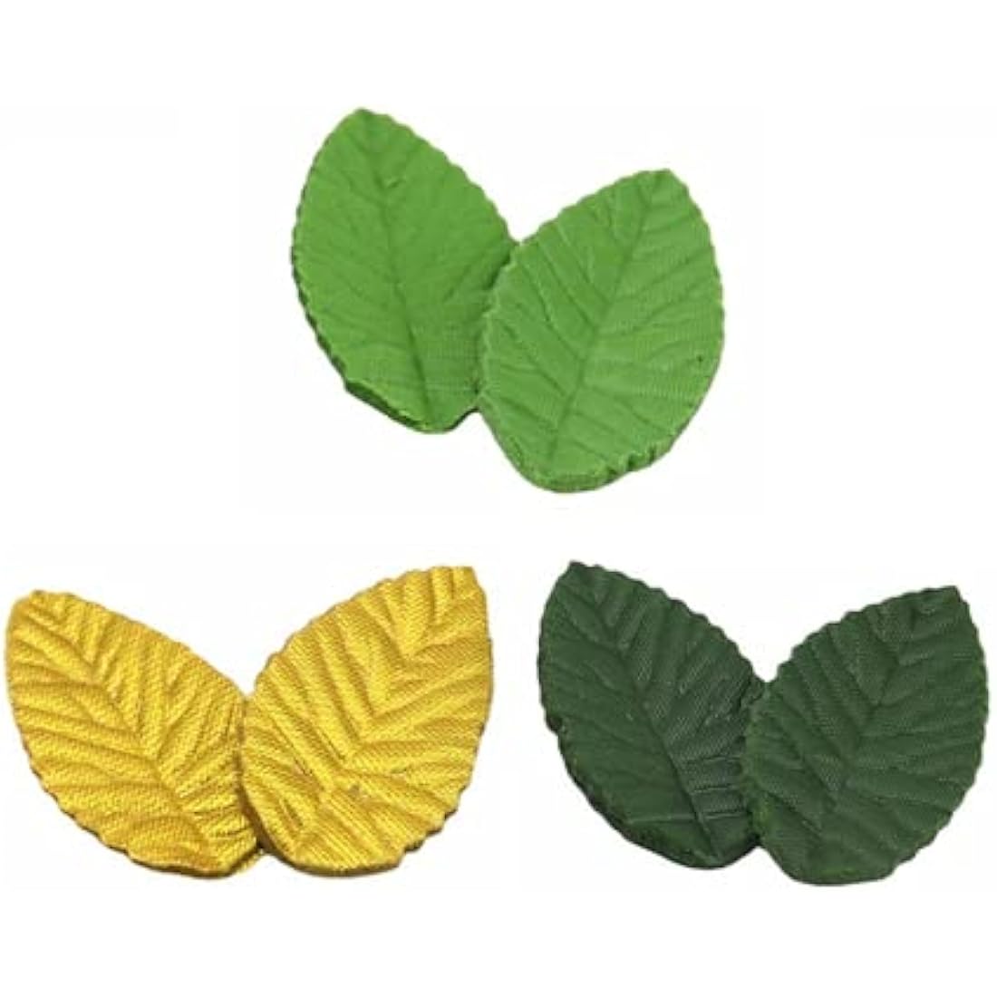 100 PCS Artificial Silk Rose Leaves for Crafts & Wedding Decor