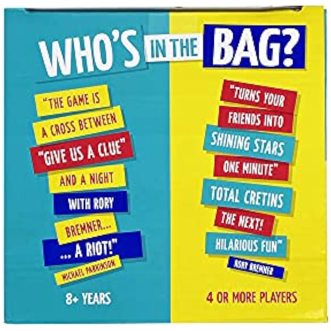 Who's in the Bag Game by Paul Lamond – Family Party Charades Card Game