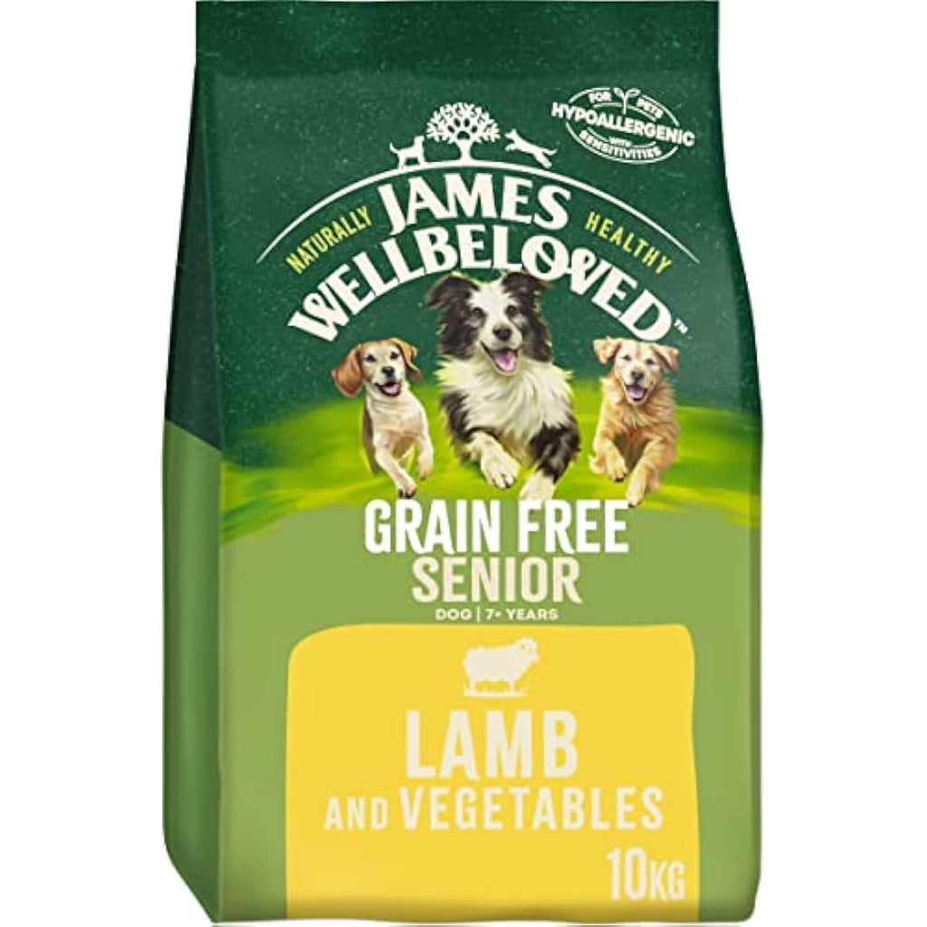 James Wellbeloved Senior Dog Food | Grain Free Lamb & Veg | 10kg