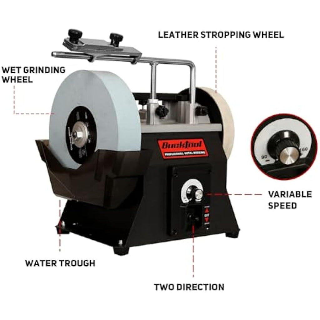 Bucktool SCM8103 250mm Variable Speed Wet and Dry Sharpening System