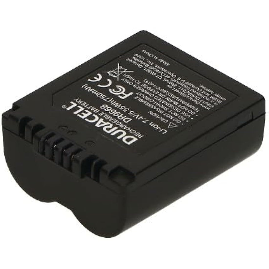 Duracell Replacement Battery for Panasonic CGA-S006 Digital Camera | Black