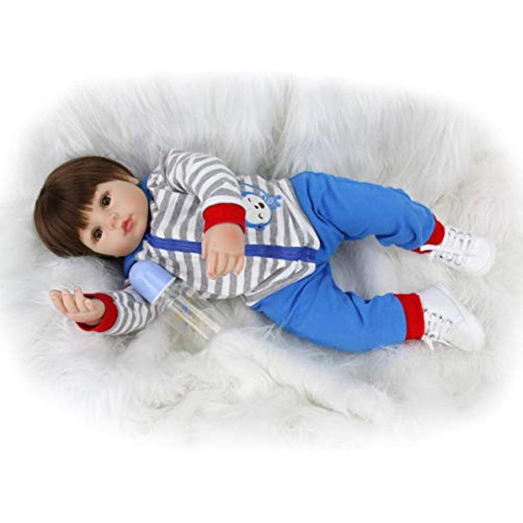 ZIYIUI 20" Reborn Baby Doll Boy | Realistic Soft Silicone Vinyl Toy