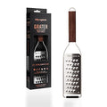 Microplane Extra Coarse Kitchen Grater | Walnut Wood Handle & Steel Blade