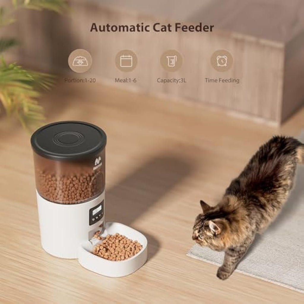 IMIPAW Automatic Cat Feeder and Water Fountain Set | 3L Pet Food Dispenser