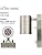 HiBay PIR Motion Sensor Outdoor Wall Light – Stainless Steel Security Lamp