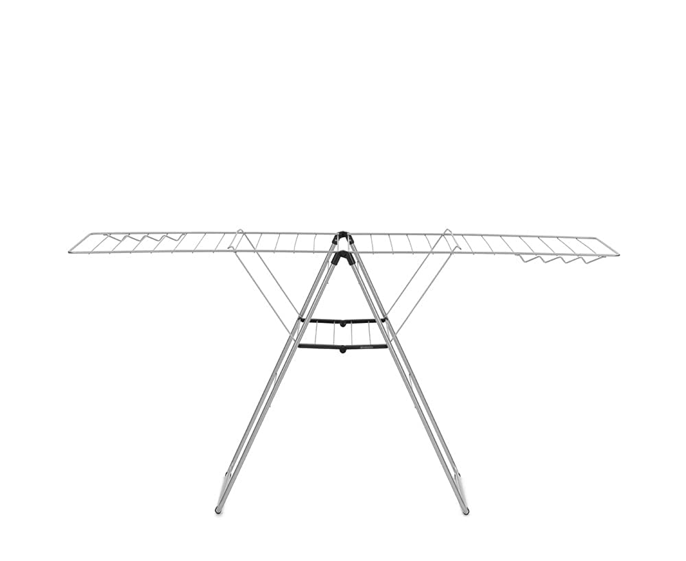 Brabantia HangOn Laundry Drying Rack – 25m Stainless Steel Grey