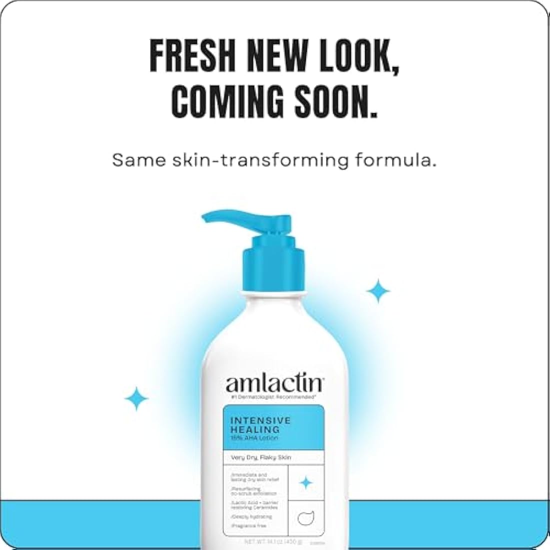 AmLactin Rapid Relief Restoring Lotion with Ceramides - 14.1 oz Pump