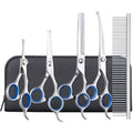 Everesta 5-Piece Dog Grooming Scissors Kit with Safety Round Tips