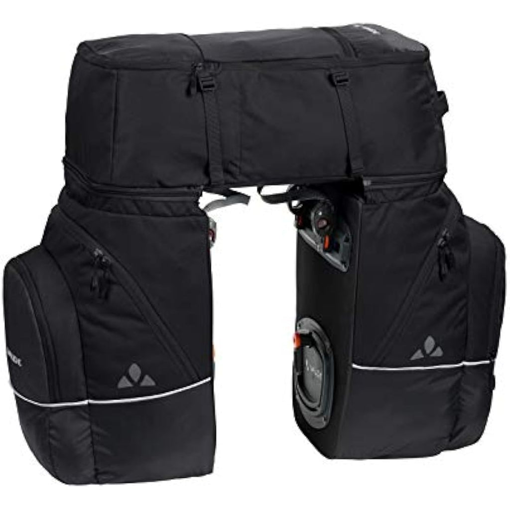 VAUDE Karakorum Rear Panniers | Eco-Friendly 3-in-1 Bike Touring Bag