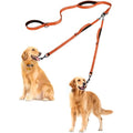 PetBonus Double Dog Leash – No Tangle Reflective Dual Lead with 4 Handles