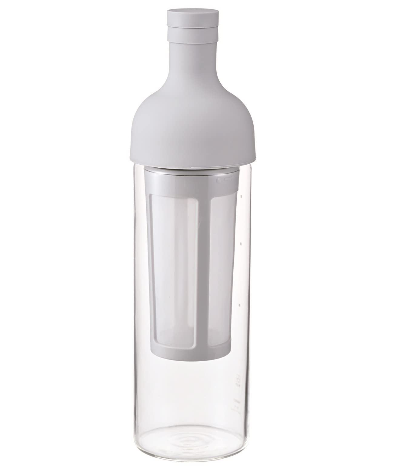 Hario Cold Brew Coffee Maker Wine Bottle Carafe, 700ml - Pale Grey