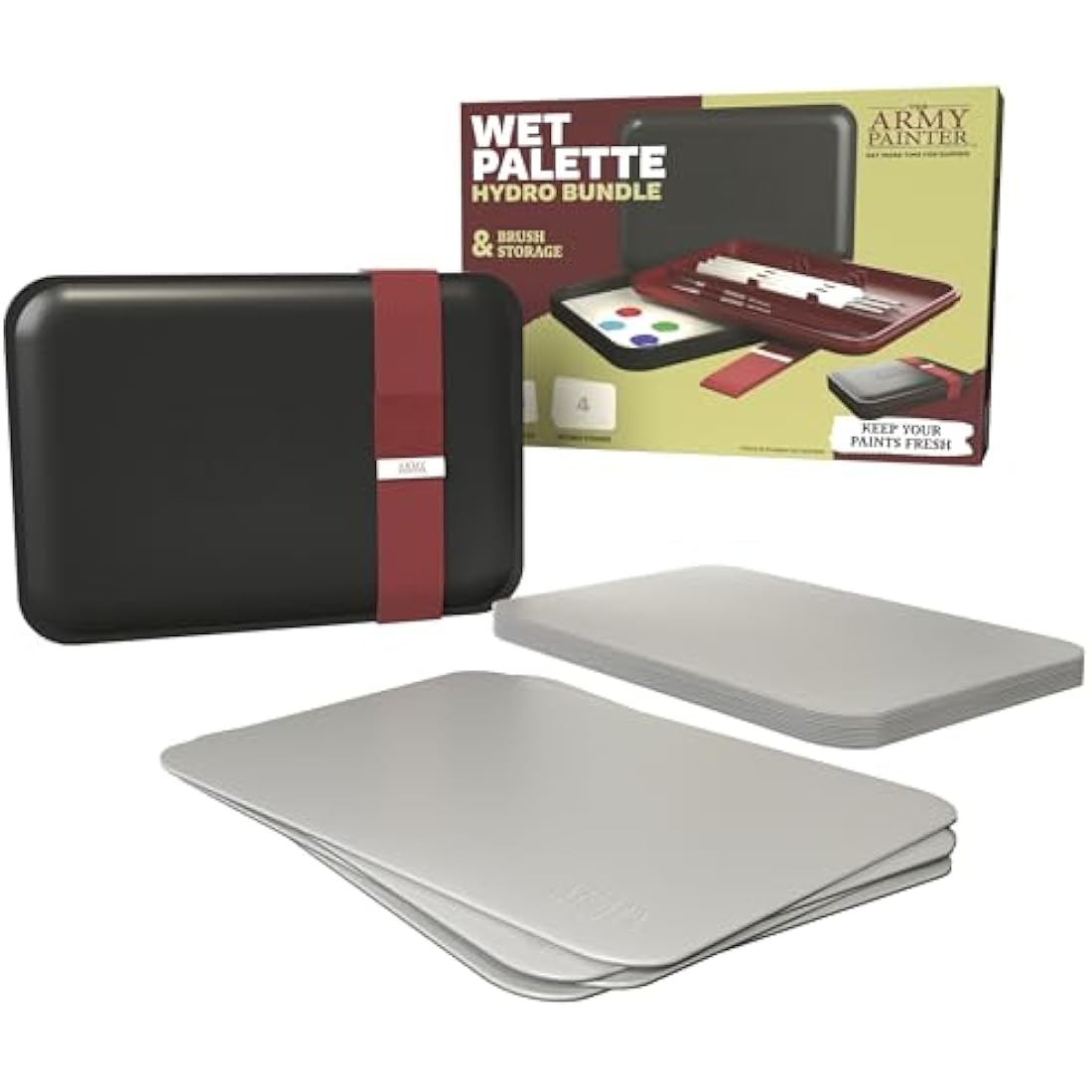 The Army Painter Wet Palette Bundle for Miniatures - 100 Sheets & 4 Sponges