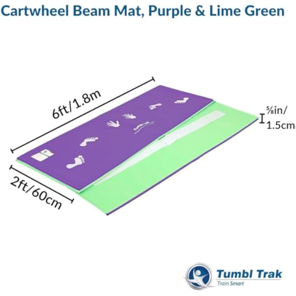 Tumbl Trak Cartwheel Beam Mat – 1.8m Vinyl Gymnastics Training Mat