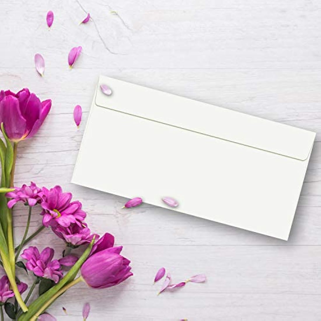Neuser FarbenFroh Envelopes DIN Long Natural White Self-Adhesive 150 Pack