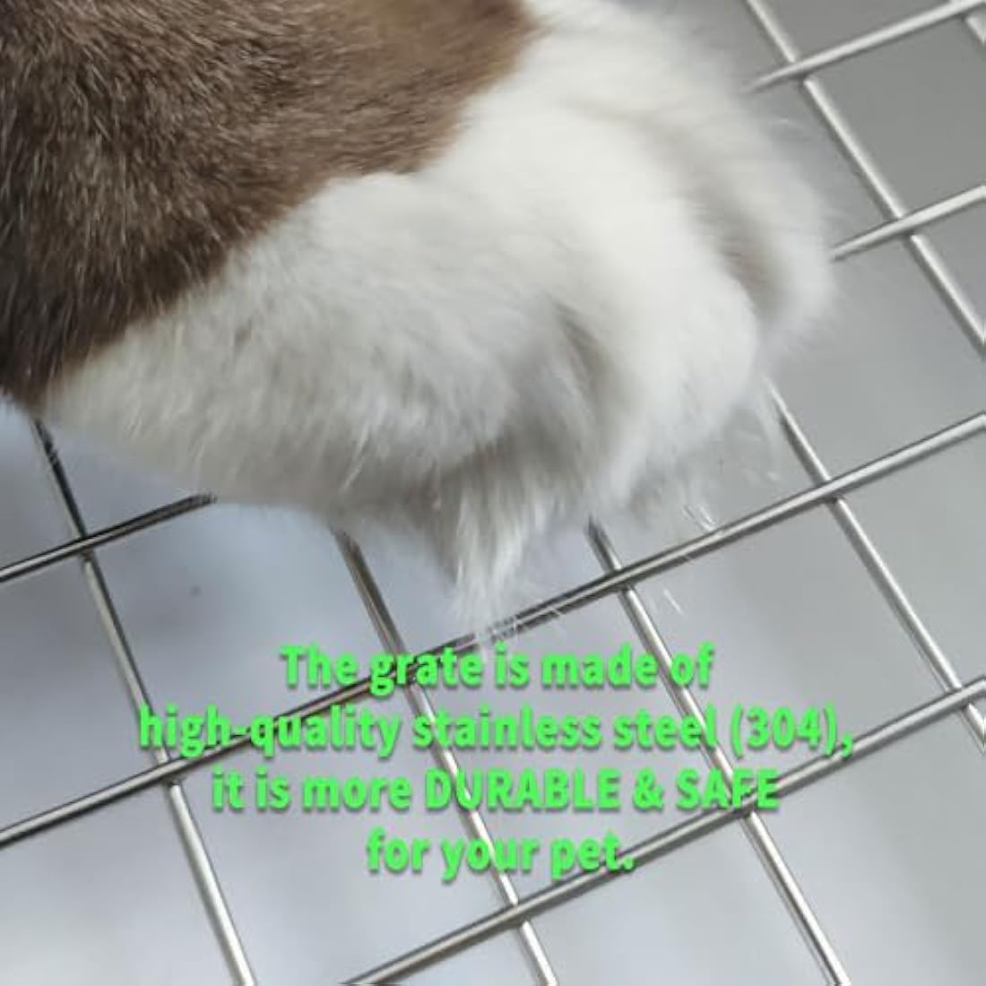 Large Rabbit Litter Box – 22x18 Tray with Dual Grates