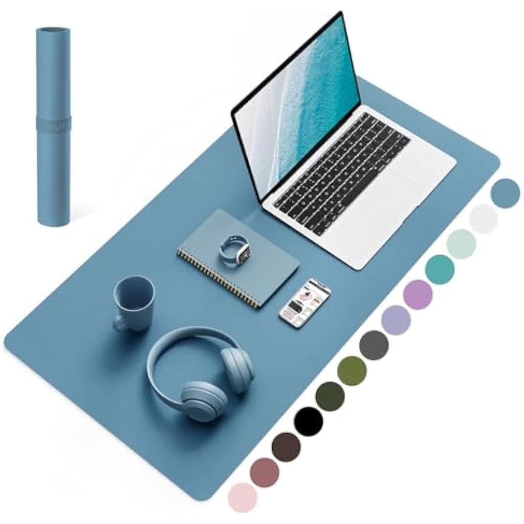 YSAGi Leather Desk Pad – Waterproof Non-Slip Office Writing Mat, 80x40cm