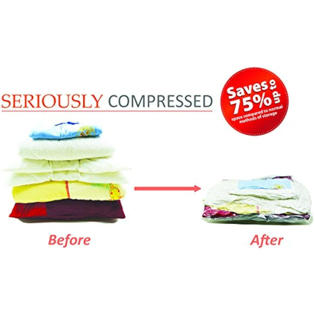 Gorilla Bags Heavy Duty Vacuum Storage Bags | 5 Pack Extra Large 100x80cm