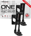 Soundbass Wall Mount for Sonos One & Play:1 | Tilt & Swivel Twin Pack