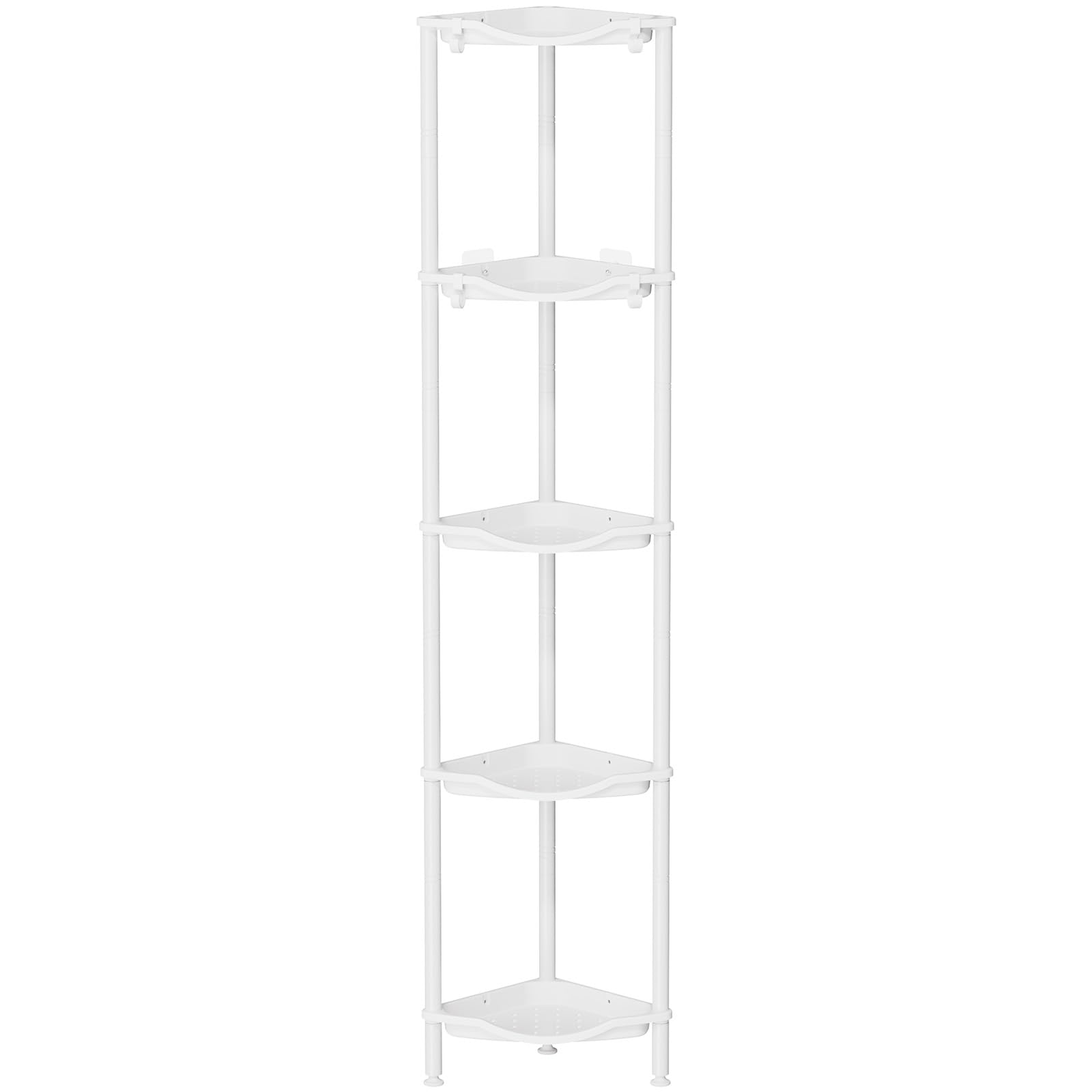 Lifewit 5-Tier Corner Shower Caddy | Rustproof Standing Bathroom Shelf