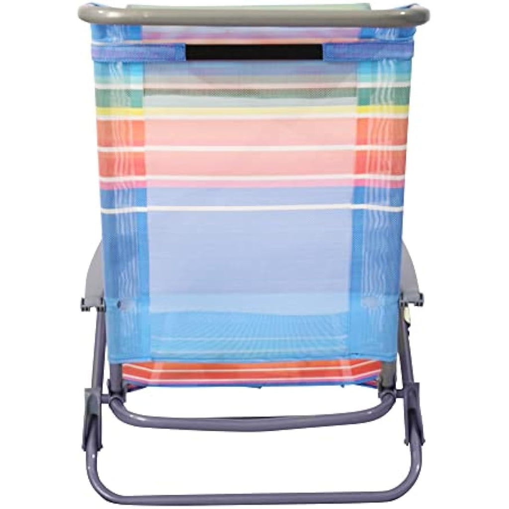 Beach Folding Chair – 7-Position Adjustable Lounger