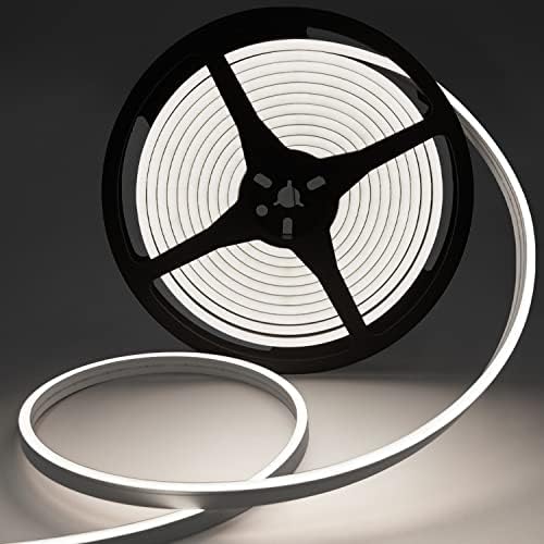 Jolof Store Neon LED Strip Light – 5m Cool White Flexible Silicone
